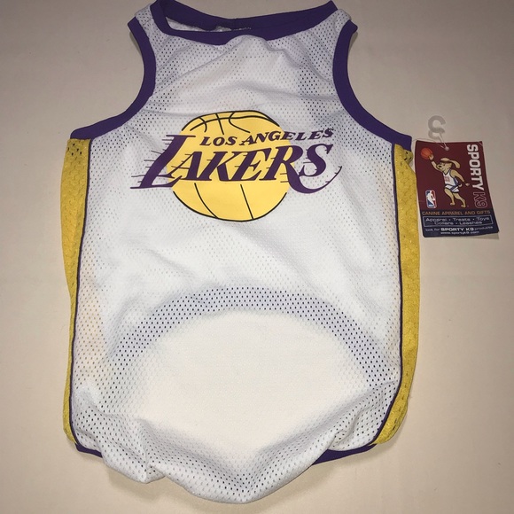 lakers dog apparel